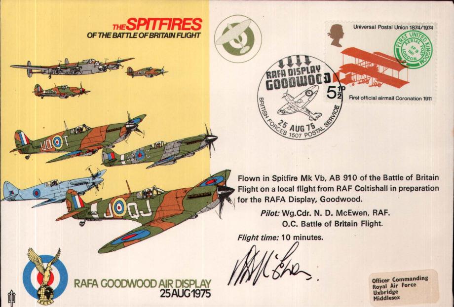Spitfires of the Battle of Britain Flight Sgd N D McEwen