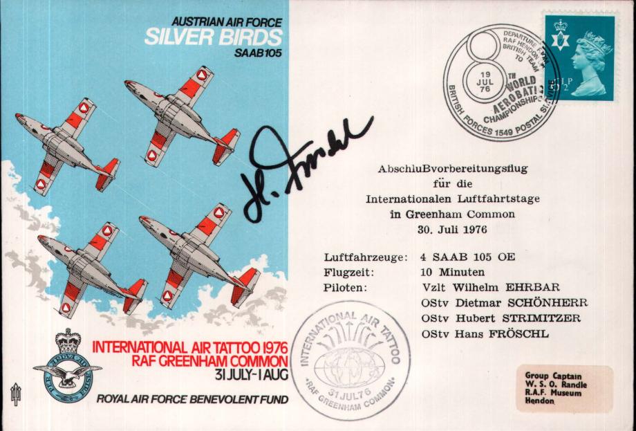 Austrian Air Force Silver Birds cover Sgd pilot