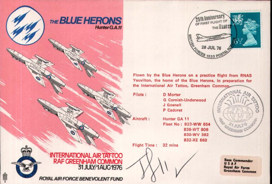 Air Displays -Blue Herons cover Sgd pilot