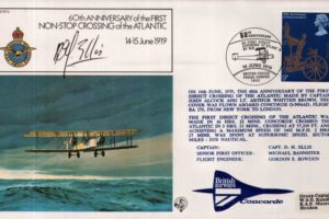 First non-stop crossing of the Atlantic cover