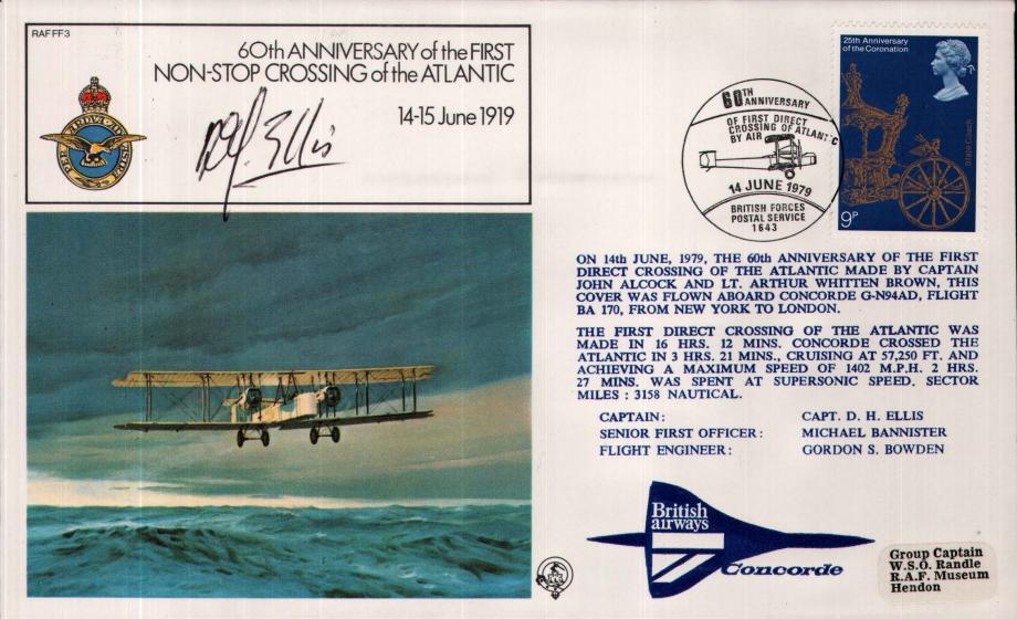 First non-stop crossing of the Atlantic cover