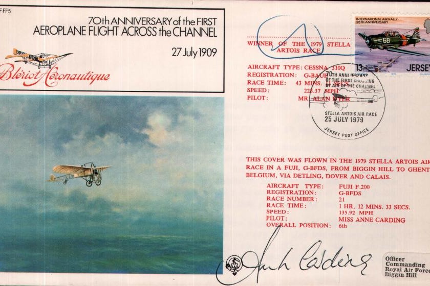 First aeroplane flight across the Channel cover