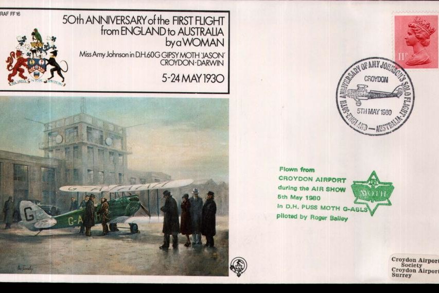 First female flight to Australia cover
