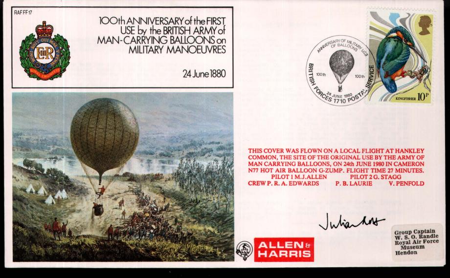 Balloons on manoeuvres cover