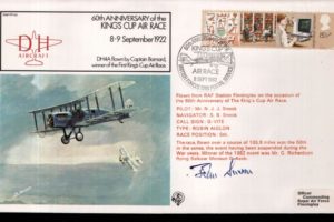 King's Cup Air Race cover Sgd de M Severne