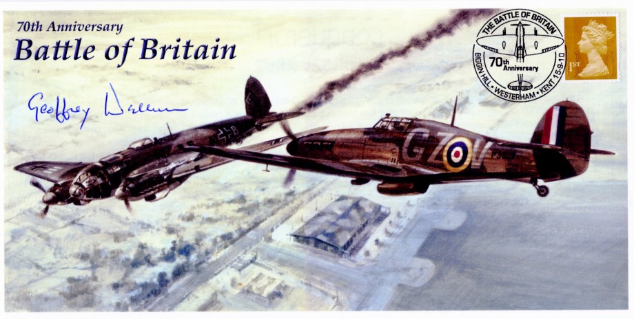 Battle of Britain Cover Sgd G Wellum a BoB pilot with 92 Sq