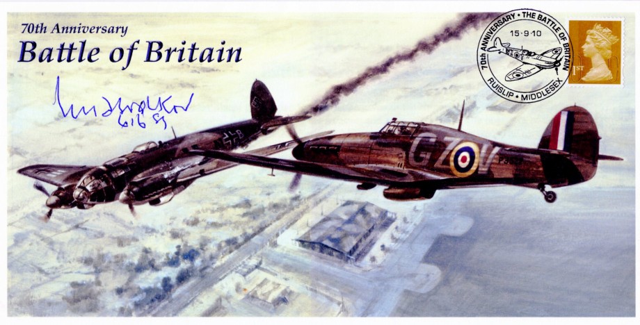 Battle of Britain cover Sgd W L B Walker a BoB pilot with 616 Sq