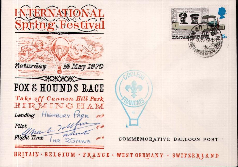 Fox and Hounds Balloon Race cover Sgd competitor