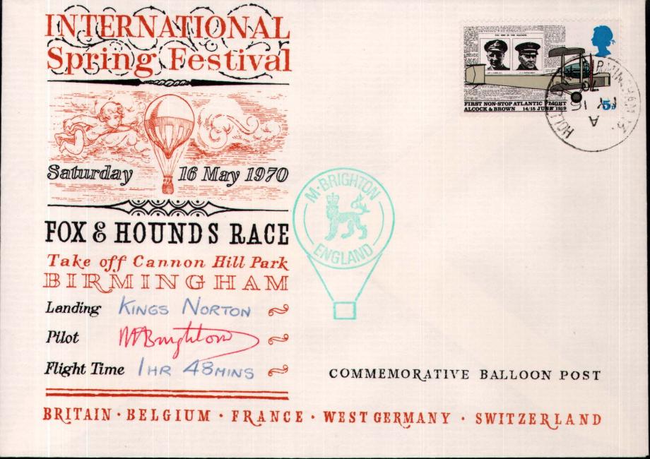 Fox and Hounds Balloon Race cover Sgd competitor