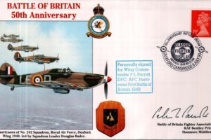 Battle of Britain 50th Anniversary Sgd P L Parrott a BoB Pilot