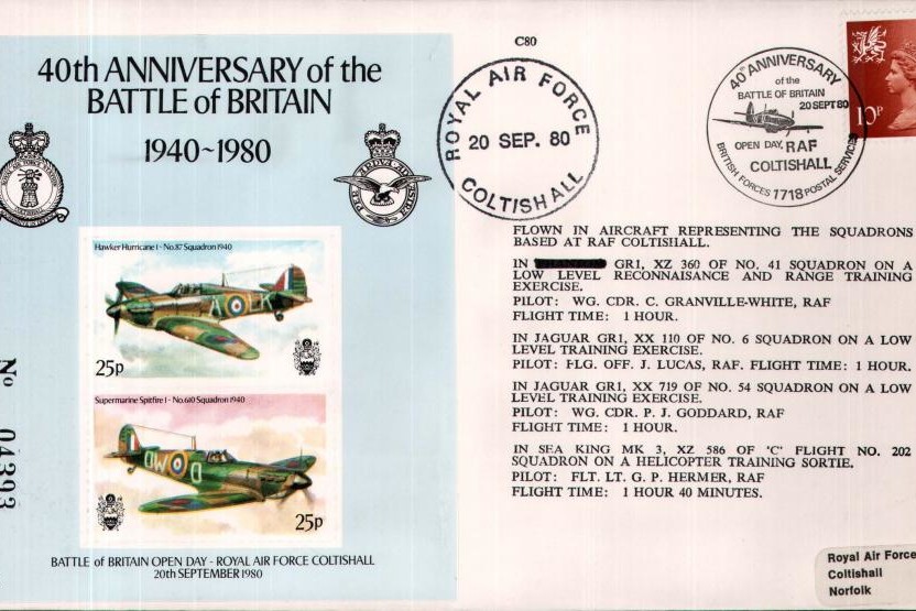 Battle of Britain 40th Anniversary 1980 cover