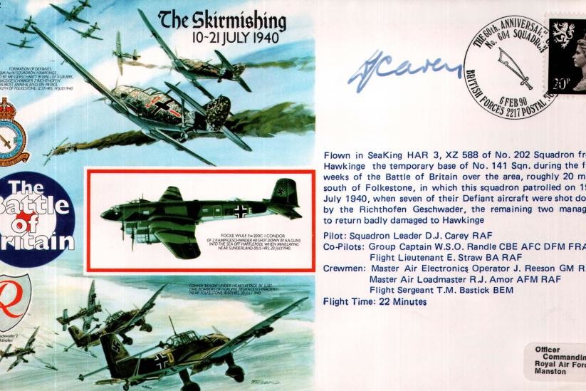 The Skirmishing. 10th-21st July 1940 Sgd pilot