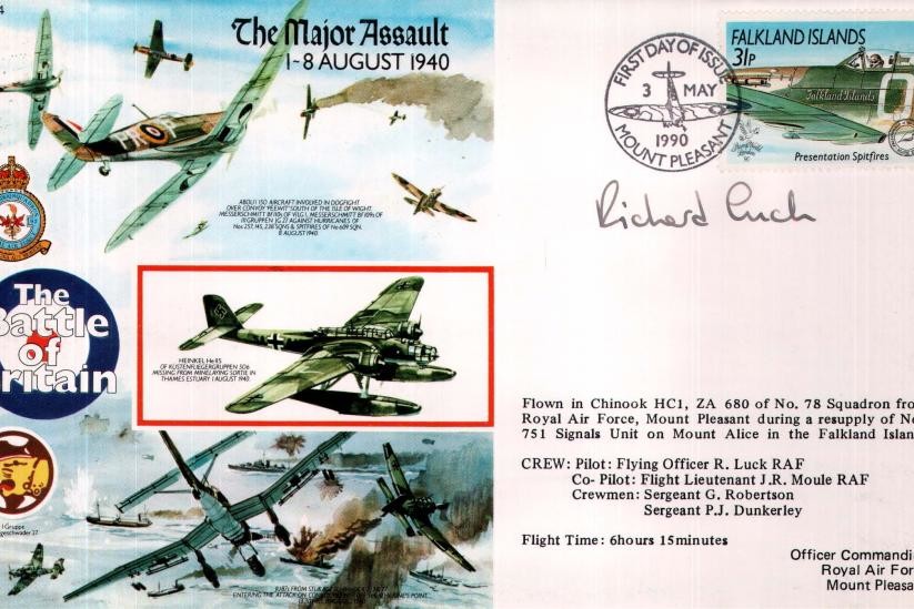 The Major Assault. 1-8 August 1940 cover Sgd R Luck