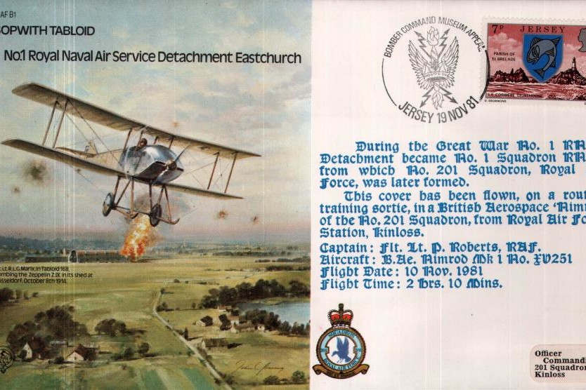 Sopwith Tabloid Bomber Command RNAS Detachment cover 
