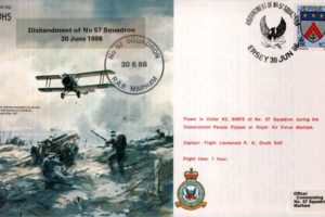 DH5 Disbandment of 57 Squadron cover
