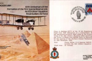 Vickers Vimy 60th Anniversary of 502 Squadron cover