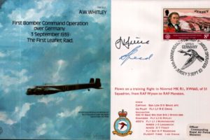Armstrong Whitworth Whitley cover Signed Brice and Speed