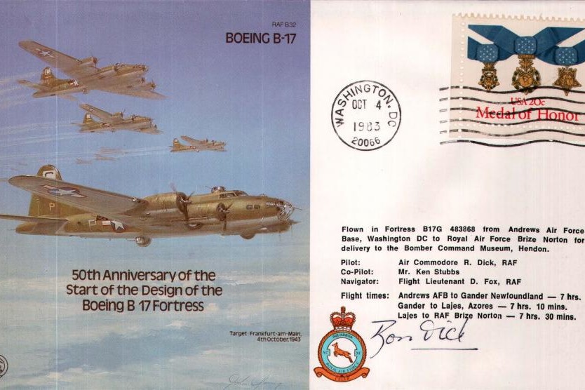 Boeing B17 Signed Pilot R Dick