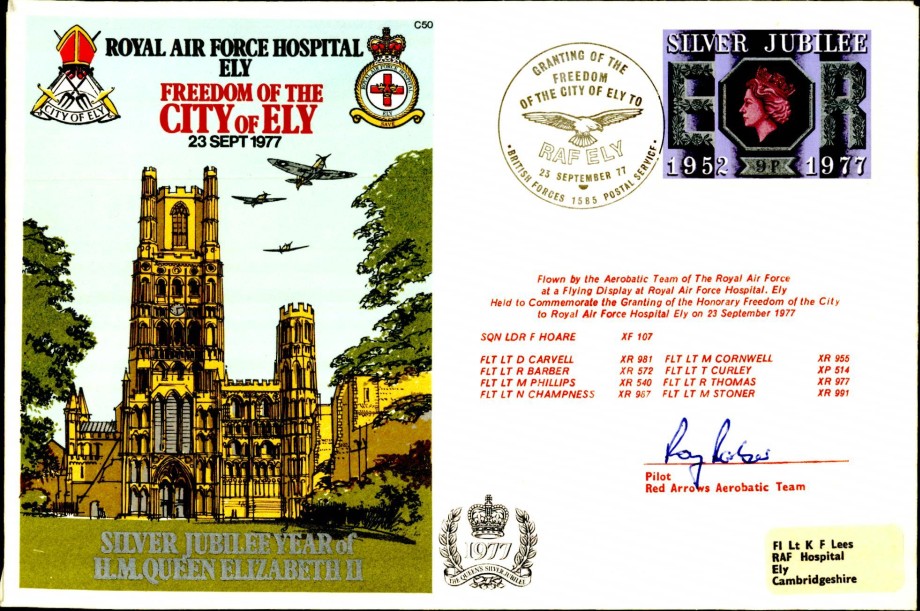 RAF Hospital Ely cover Sgd R Barber