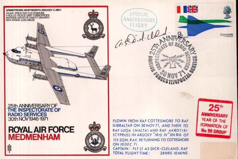 RAF Medmenham cover Sgd Dick-Cleland