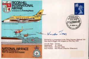 Biggin Hill Air Fair 1973 cover Sgd Norman Jones