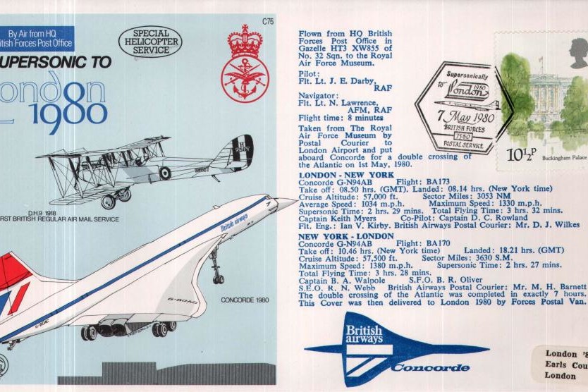 Supersonic to London 1980 cover
