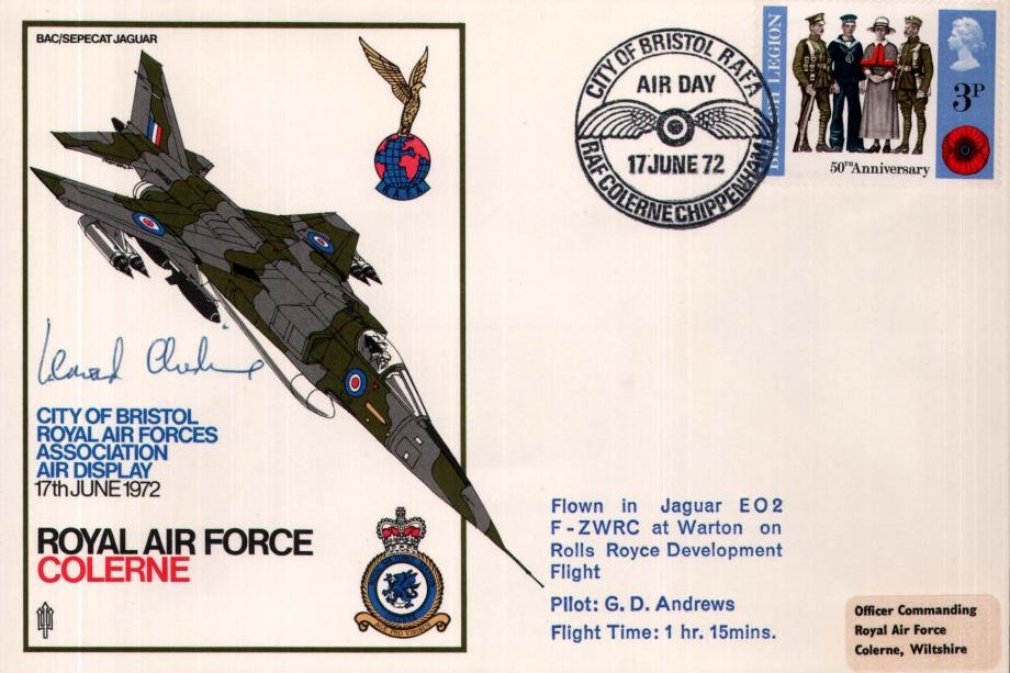RAF Colerne cover Sgd L Cheshire