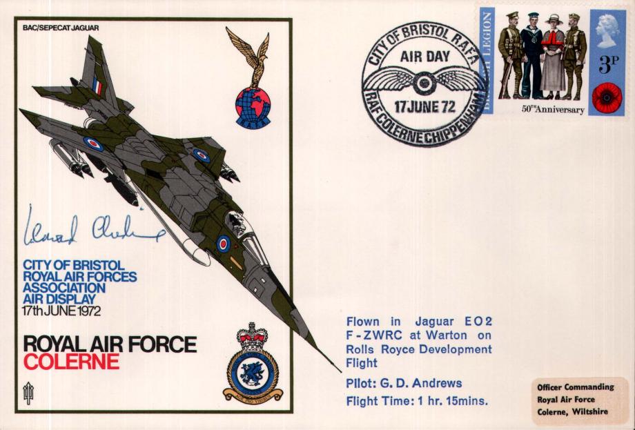 RAF Colerne cover Sgd L Cheshire