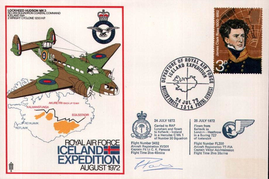 RAF Iceland cover Sgd pilot