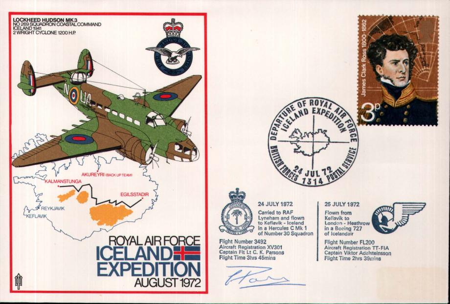 RAF Iceland cover Sgd pilot