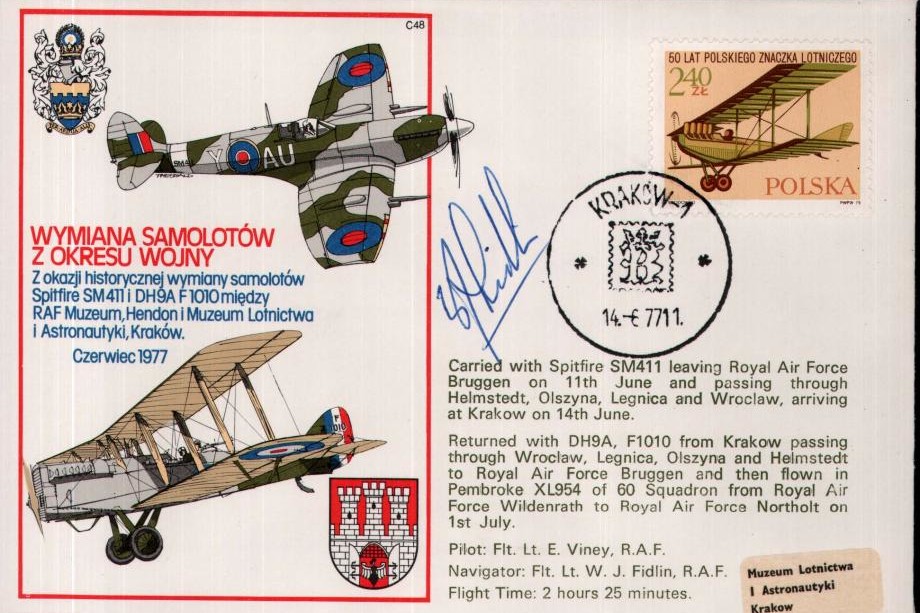 Wymiana Samolotow cover Sgd W J Fidlin