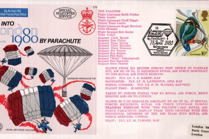 To London by Parachute 1980 cover