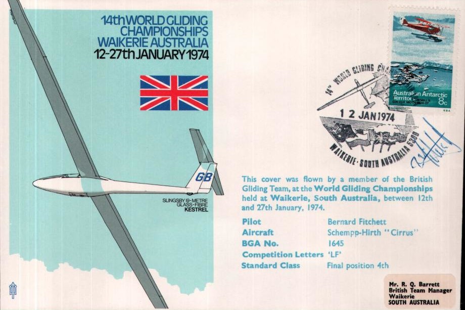 World Gliding cover Sgd B Fitchett