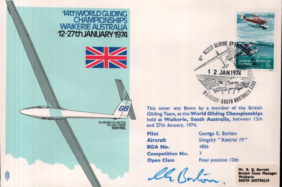 World Gliding cover Sgd G E Burton