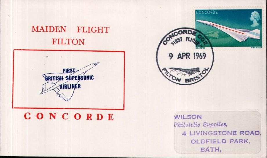Concorde cover Maiden Flight - Filton
