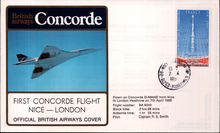 Concorde cover Nice - London