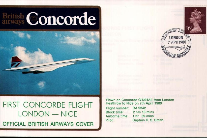 Concorde cover Nice - London