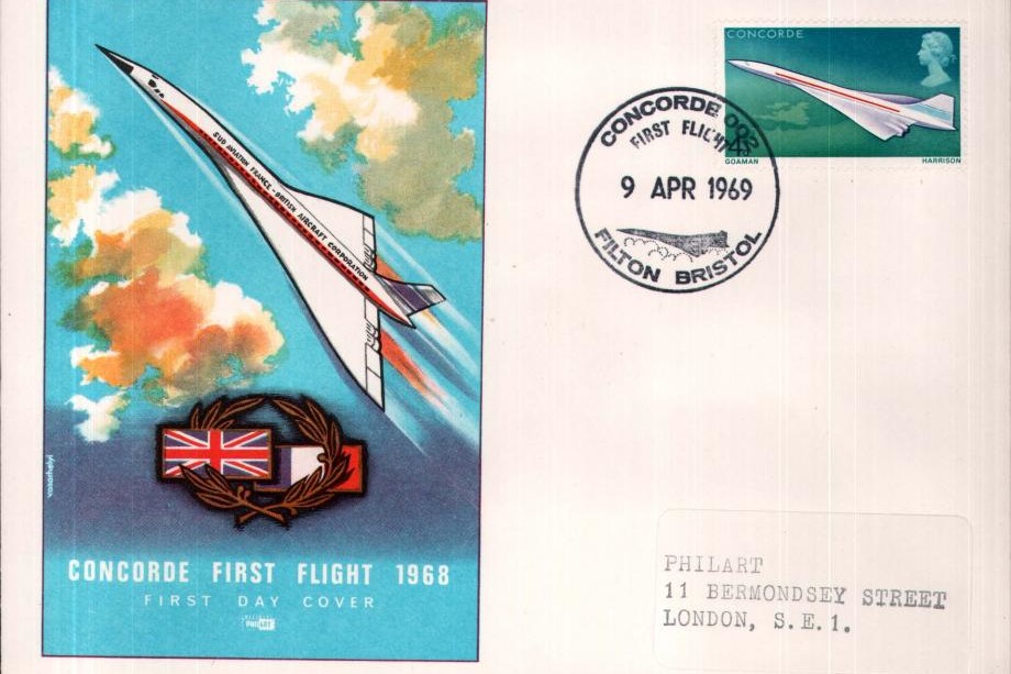 Concorde cover First Flight 9.4.69
