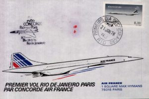 Concorde cover Rio De Janeiro-Paris