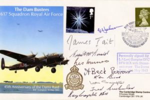 Dambusters 617 Squadron Cover Signed 9 Crew Inc 6 Dams Raiders