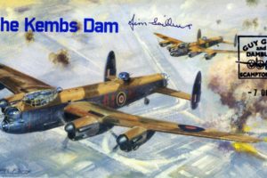 Dambusters 617 Squadron Cover Signed James Soilleux Kembs Dam