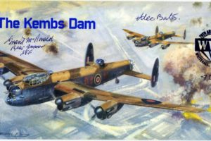 Dambusters 617 Squadron Cover Signed Bates and McDonald Kembs Dam