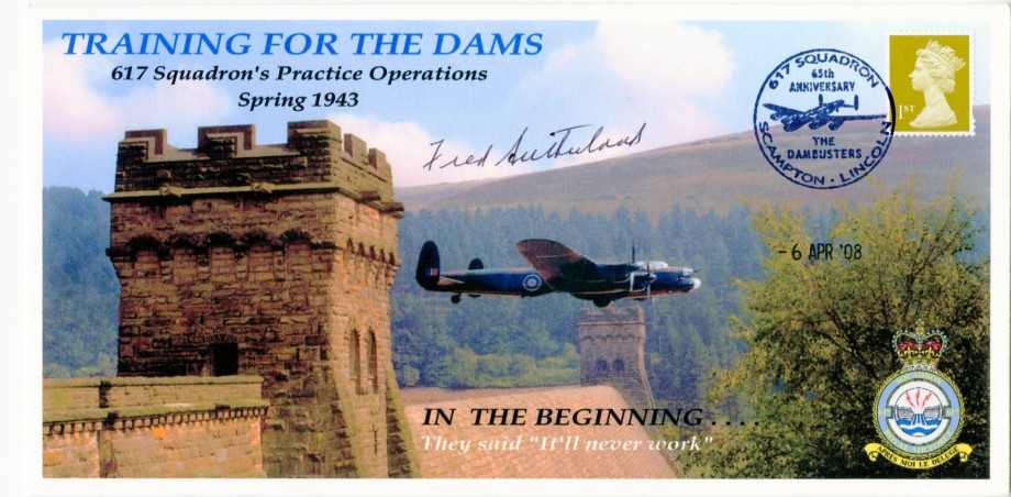 Dambusters 617 Squadron Cover Signed Fred Sutherland