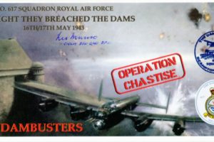 Dambusters 617 Squadron Cover Signed Les Munro Chastise