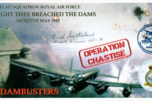 Dambusters 617 Squadron Cover Signed Fred Sutherland Operation Chastise