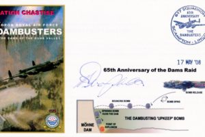 Dambusters 617 Squadron Cover Signed Adj H Humphries 617 Squadron