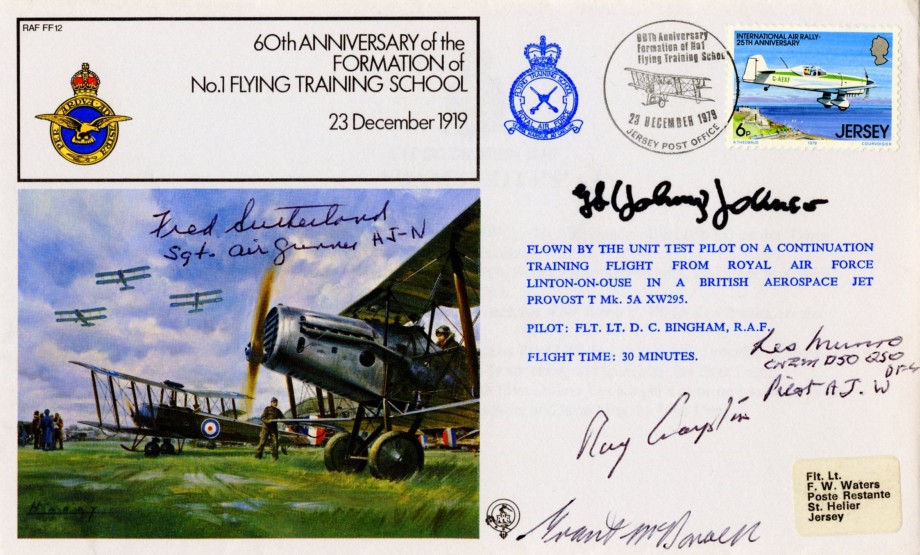 Dambusters 617 Squadron Cover Signed 5 Dambusters