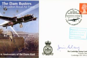 Dambusters 617 Squadron Cover Signed Jim Clay Dams Raid