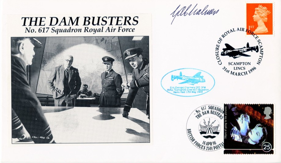 Dambusters 617 Squadron Cover Signed Gill Chalmers Dams