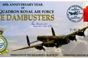 Dambusters 617 Squadron Cover Signed Les Munro Chastise